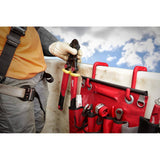 Milwaukee Lineman's Compact Aerial Tool Apron with Lineman's 5-in-1 Ratcheting Wrench, Milled Strike Face, 2-Piece