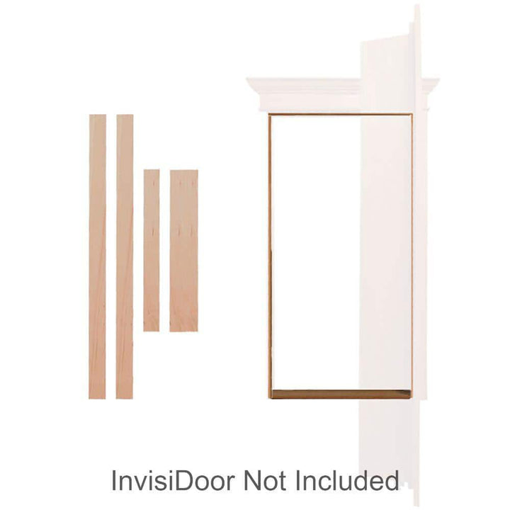 InvisiDoor Red Oak Outswing Jam/Threshold Accessory for 32 in. or 36 in. Bookcase
