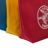 Klein Tools Assorted Canvas Zipper Tool Bags, No. 8 Canvas, 10 x 8 x 3.5 in, 3-Pack (5539CPAK)