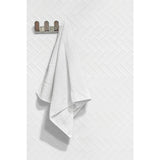 MSI Retro Bianco Herringbone 12.2 in. x 10.83 in. x 6mm Glossy Porcelain Mesh-Mounted Mosaic Tile (13.8 sq. ft. / case)