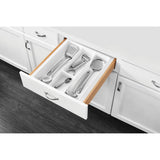 Rev-A-Shelf Medium White Polymer Utility Tray Drawer Insert, 14.25 in W x 21.25 in D