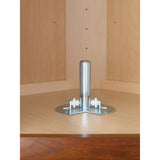 Rev-A-Shelf 20 in White Polymer Full Circle Lazy Susan with Bottom mount