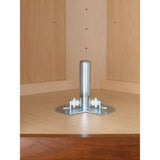 Rev-A-Shelf 28 in White Polymer Full Circle Lazy Susan with Bottom mount