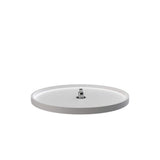 Rev-A-Shelf 28 in White Polymer Full Circle Lazy Susan with Bottom mount