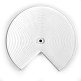Rev-A-Shelf 2-Shelf White 24 in. Lazy Susan Pie-Cut Polymer