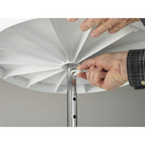 Rev-A-Shelf 2-Shelf White 24 in. Lazy Susan Pie-Cut Polymer