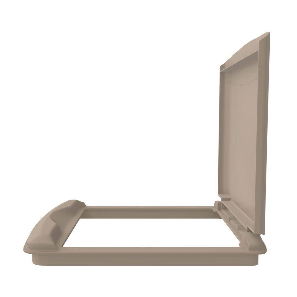 Rev-A-Shelf RV-35-LID-12-1 35-Quart Waste Container Lid Only – Champagne