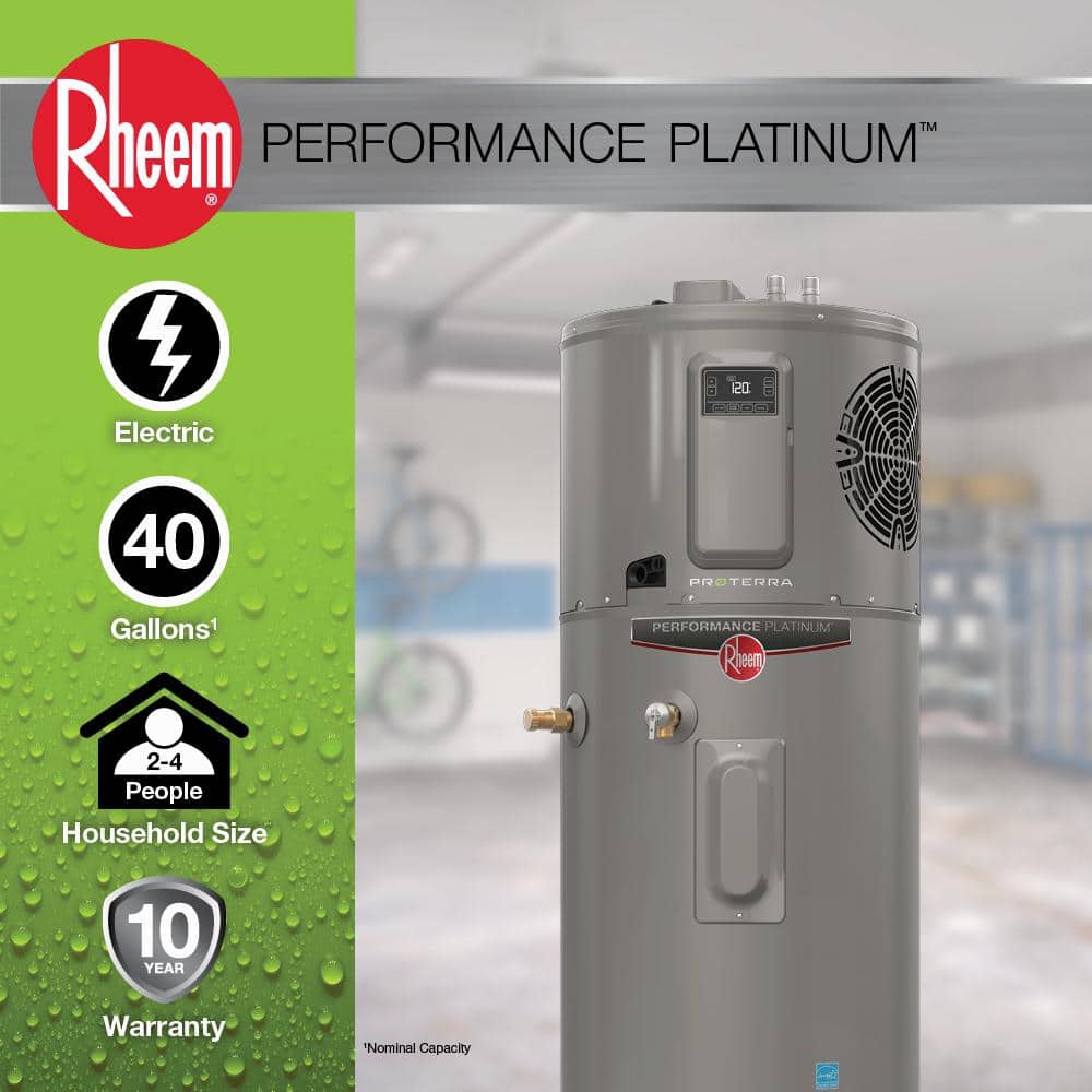 Rheem Performance Platinum 40 Gal. Smart Hybrid Heat Pump Water Heater