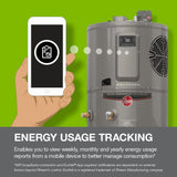 Rheem ProTerra 40 Gal. Smart Hybrid Heat Pump Water Heater with Leak Detection & Auto Shutoff