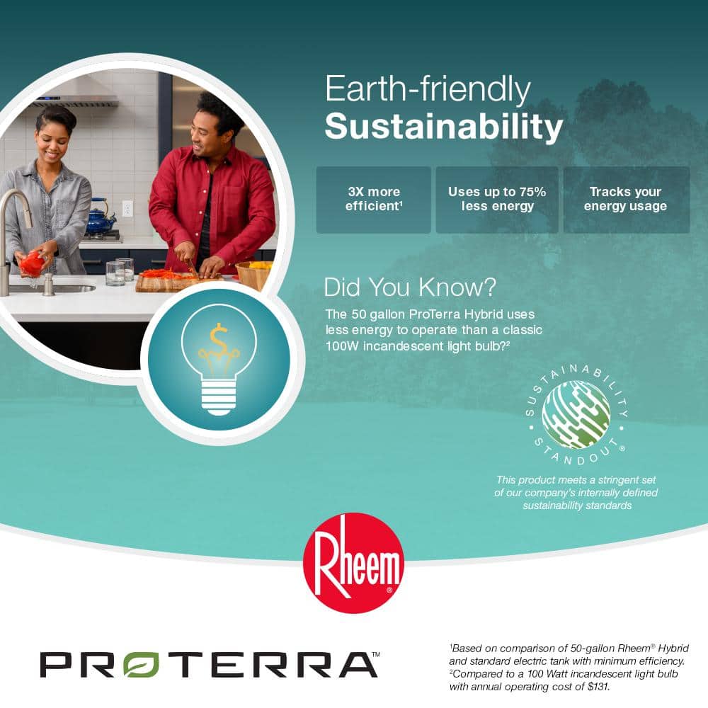 Rheem Performance Platinum 80 Gal Hybrid Electric Heat Pump Water Heater