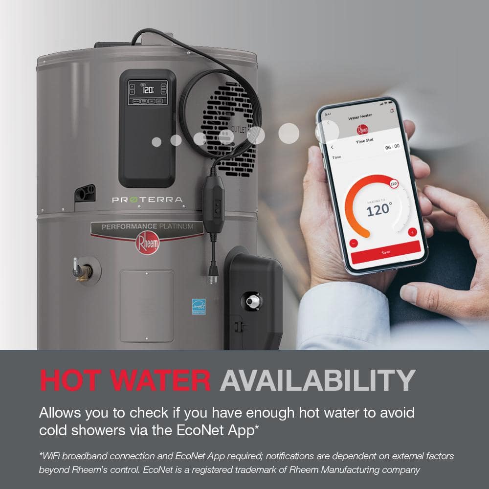 Rheem ProTerra 40 Gal Smart Heat Pump Water Heater with Leak Detection