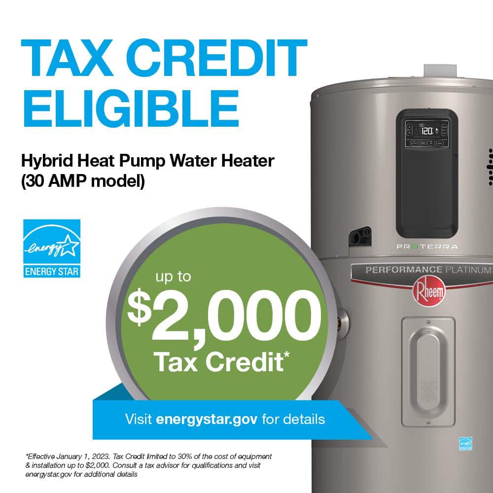 Rheem ProTerra 40 Gal Smart Heat Pump Water Heater with Leak Detection