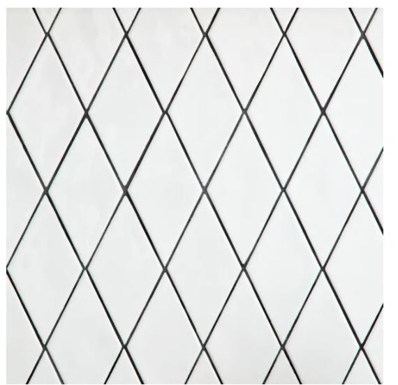 Marazzi LuxeCraft Handmade White Rhombus 3 in. x 6 in. Glazed Wall Ceramic Tile (5.04 sq. ft./Case)*