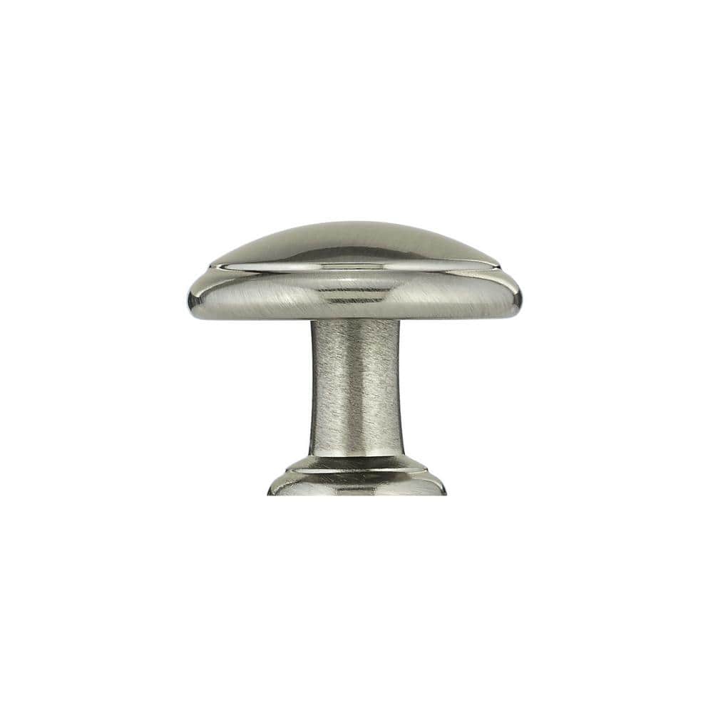 Richelieu Estérel 1-3/16 in. (30 mm) Classic Round Cabinet Knob in Brushed Nickel