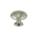 Richelieu Estérel 1-3/16 in. (30 mm) Classic Round Cabinet Knob in Brushed Nickel
