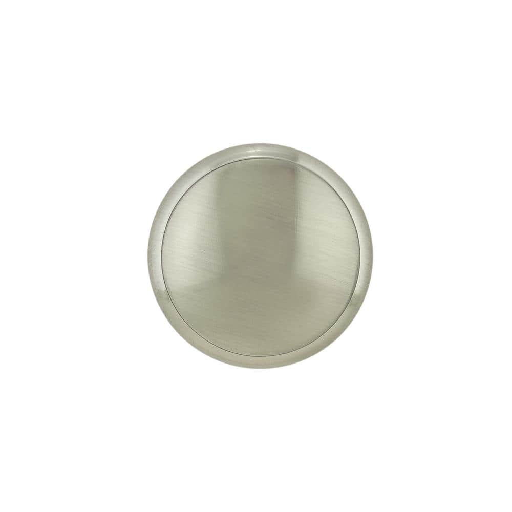 Richelieu Estérel 1-3/16 in. (30 mm) Classic Round Cabinet Knob in Brushed Nickel