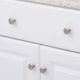 Richelieu Estérel 1-3/16 in. (30 mm) Classic Round Cabinet Knob in Brushed Nickel