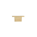 Richelieu 1-9/16 in. x 7/8 in. (40 mm x 22 mm) Aurum Brushed Gold Contemporary Metal Cabinet Knob