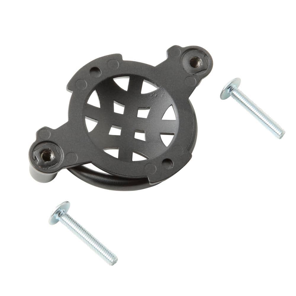 Richelieu 2-1/2 in. (64 mm) Center-to-Center Anthracite Traditional Pendant/Ring Cabinet Pull