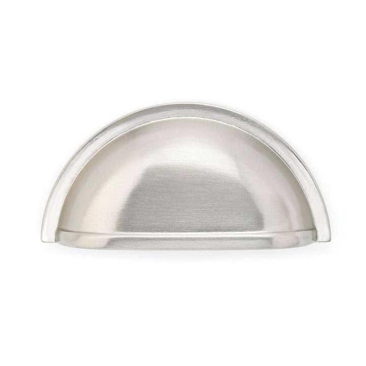 Richelieu 3 in. (76 mm) Center-to-Center Brushed Nickel Traditional Cup Pull