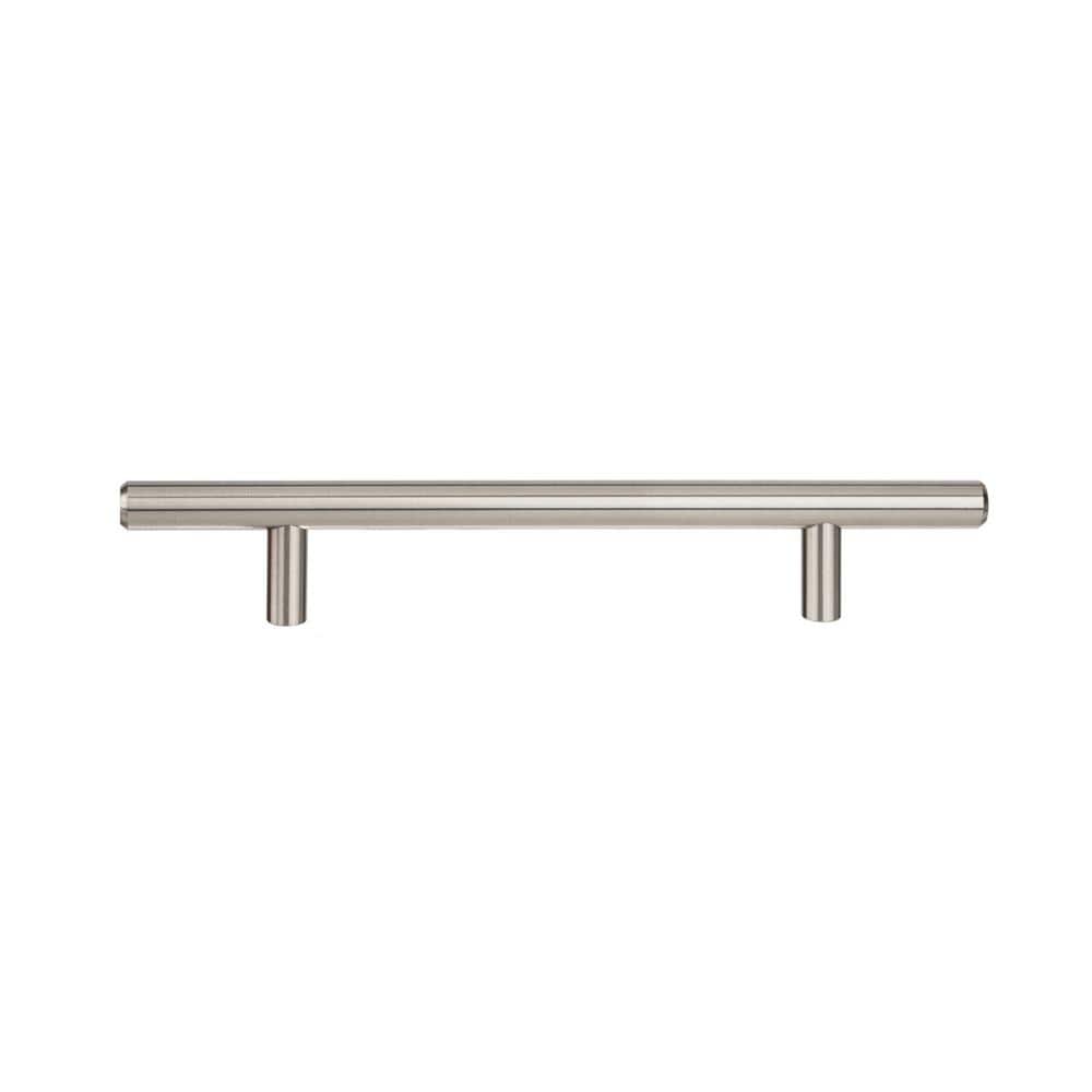 Richelieu 5-1/16 in. (128 mm) Center-to-Center Brushed Nickel Steel Contemporary Drawer Pull