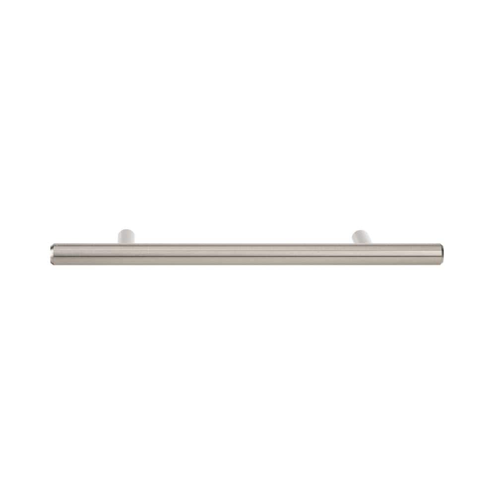 Richelieu 5-1/16 in. (128 mm) Center-to-Center Brushed Nickel Steel Contemporary Drawer Pull