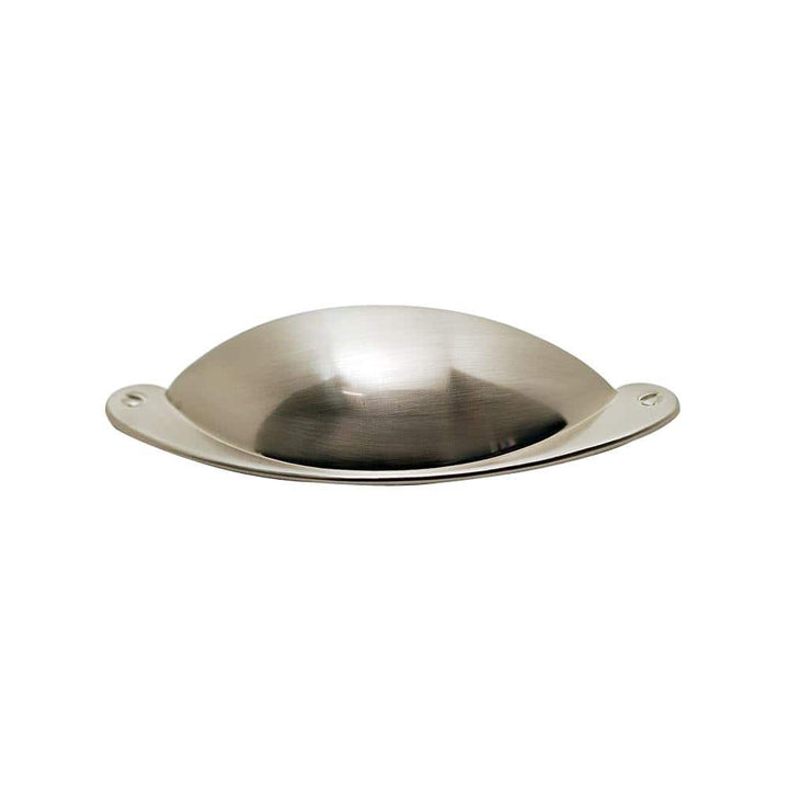 Richelieu 3 in. (76 mm) Center-to-Center Brushed Nickel Traditional Cup Pull
