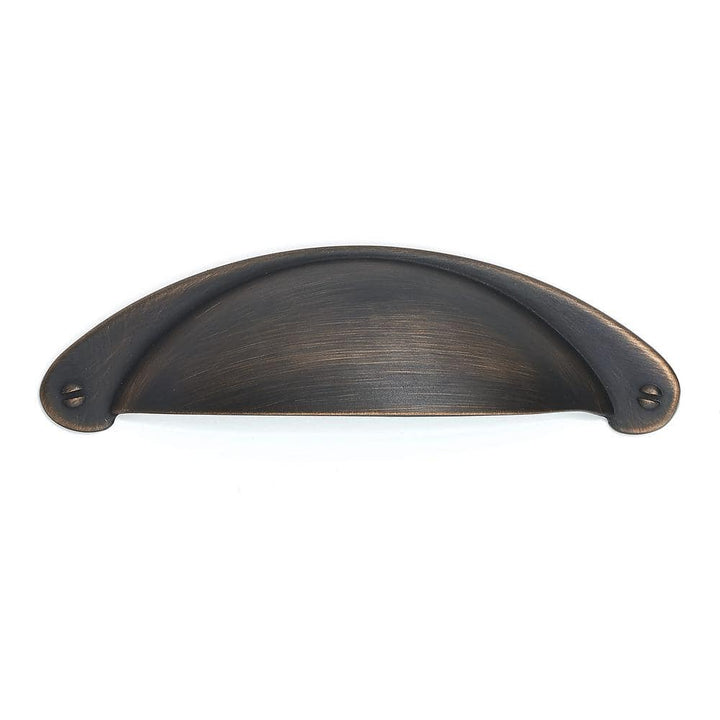 Richelieu 3 in. (76 mm) Center-to-Center Brushed Oil-Rubbed Bronze Traditional Cup Pull