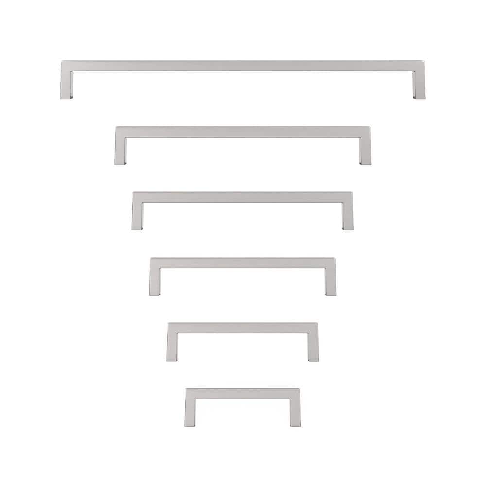 Richelieu 5-1/16 in. (128 mm) Center-to-Center Brushed Nickel Contemporary Drawer Pull