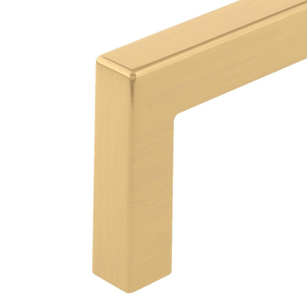 Richelieu 3-3/4 in. (96 mm) Aurum Brushed Gold Contemporary Drawer Pull