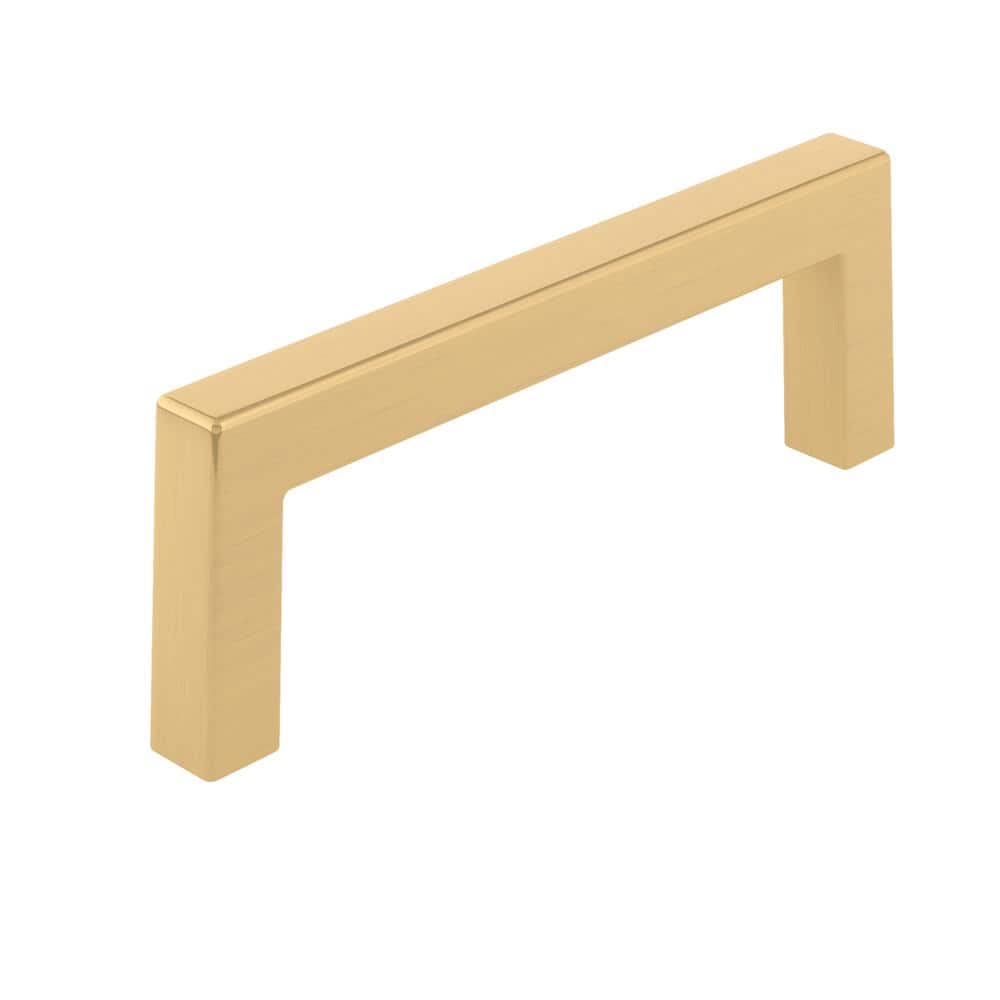 Richelieu 3-3/4 in. (96 mm) Aurum Brushed Gold Contemporary Drawer Pull