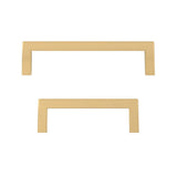 Richelieu 3-3/4 in. (96 mm) Aurum Brushed Gold Contemporary Drawer Pull