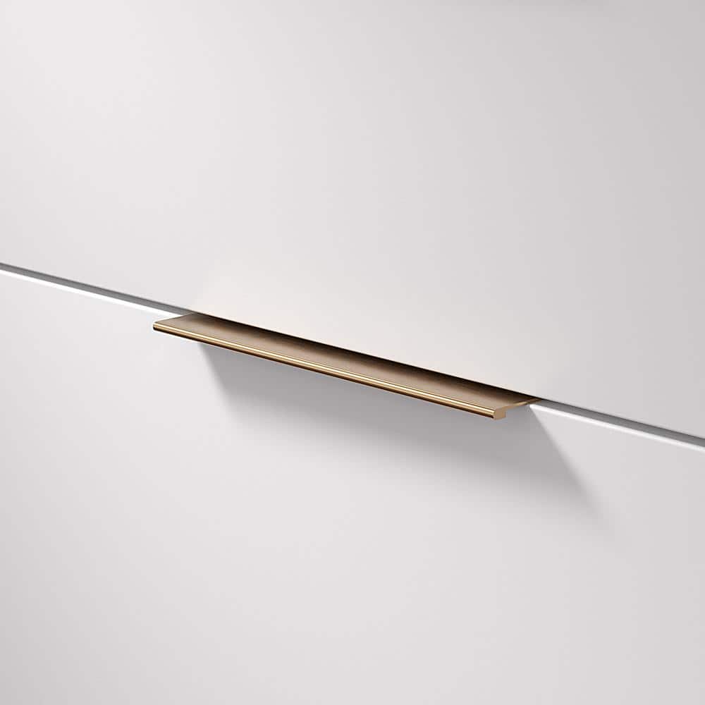 Richelieu Lincoln 7-9/16 in. (192 mm) Champagne Bronze Edge Cabinet Pull