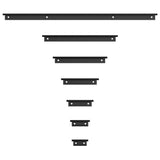 Richelieu 1 in. (25 mm) Brushed Black Contemporary Drawer Edge Pull