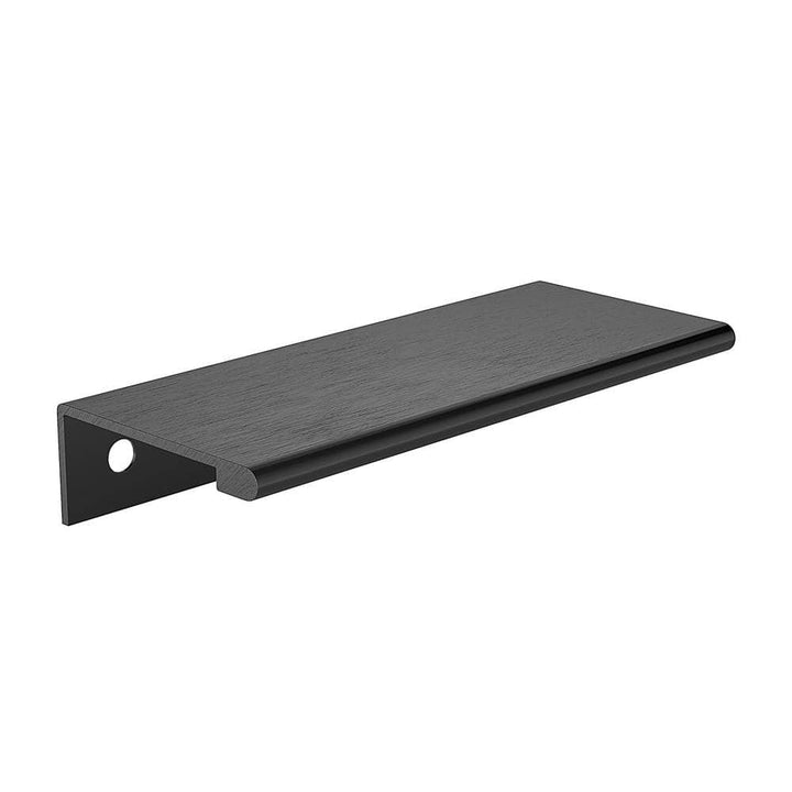 Richelieu 3-1/8 in. (80 mm) Center-to-Center Brushed Black Contemporary Edge Pull