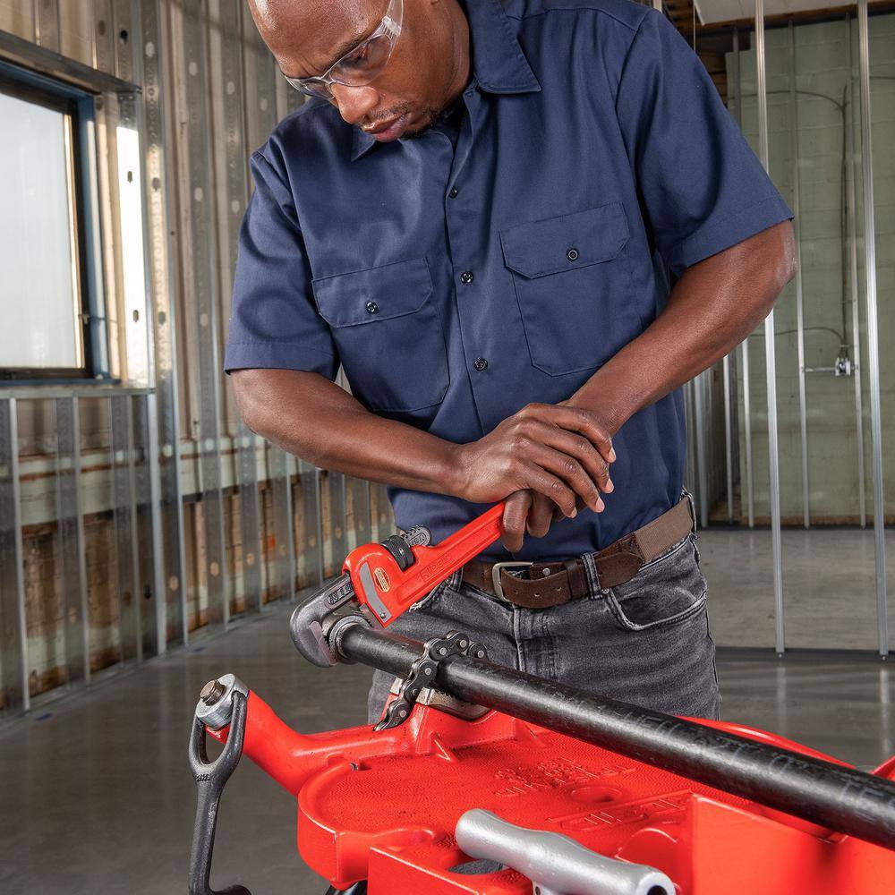 RIDGID Heavy-Duty Straight Pipe Wrench 3-Piece Bundle (10 in., 18 in., 24 in.)