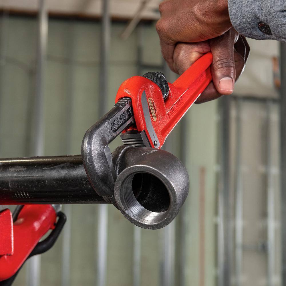 RIDGID Heavy-Duty Straight Pipe Wrench 3-Piece Bundle (10 in., 18 in., 24 in.)