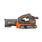 RIDGID 18V Brushless Cordless 3 in. x 18 in. Belt Sander Kit with (1) 2.0 Ah Battery and Charger