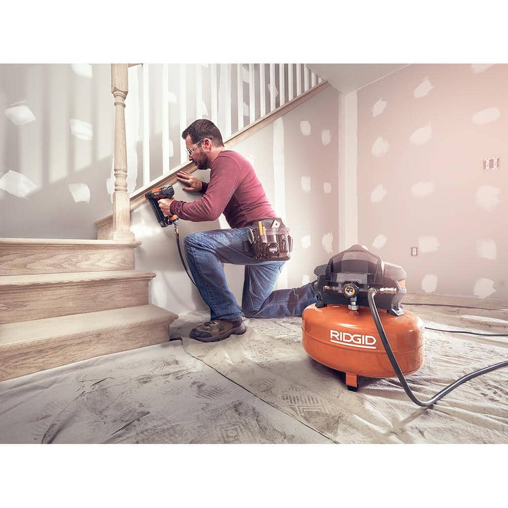 RIDGID Pneumatic 18-Gauge 2-1/8 in. Brad Nailer and 23-Gauge Headless Pin Nailer