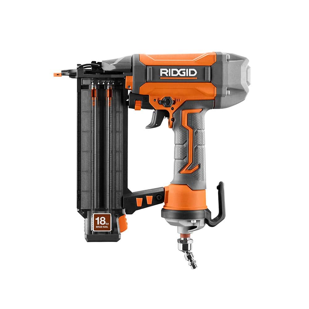 RIDGID Pneumatic 18-Gauge 2-1/8 in. Brad Nailer and 23-Gauge Headless Pin Nailer