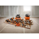 RIDGID Pneumatic 18-Gauge 2-1/8 in. Brad Nailer with CLEAN DRIVE Technology with Angled Finish Nailer