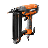 RIDGID Pneumatic 18-Gauge 2-1/8 in. Brad Nailer w/ CLEAN DRIVE Technology, and Tool Bag, with 1/4 in. 50 ft. Lay Flat Air Hose