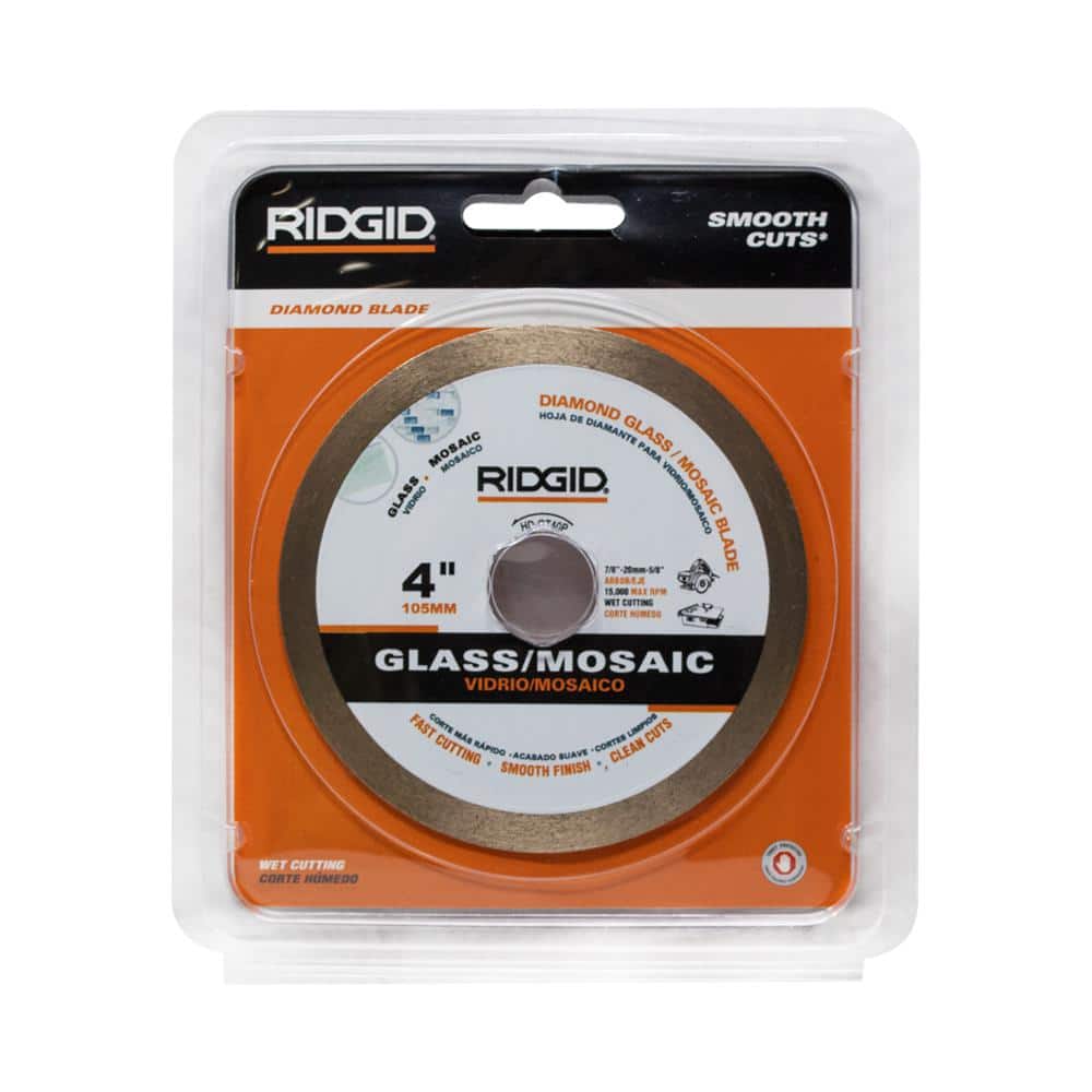 RIDGID 4 in. Glass Tile Diamond Blade (HD-GT40P)