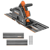 RIDGID 18V Brushless Cordless Track Saw (Tool Only) with (2) 55 in. Tracks