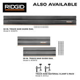 RIDGID 18V Brushless Cordless Track Saw with 18V 6.0 Ah MAX Output Lithium Ion Battery and Rapid Charger