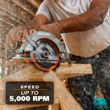RIDGID 18V SubCompact Brushless Cordless 6-1/2 in. Circular Saw (Tool Only)