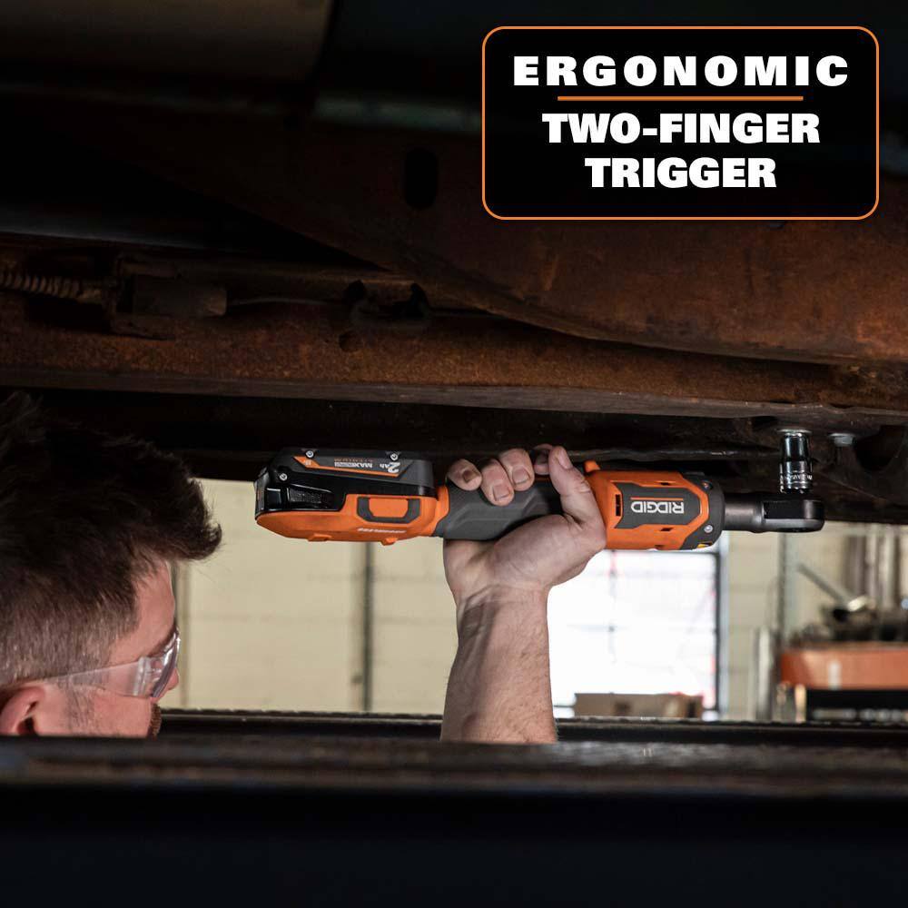 RIDGID 18V Brushless Cordless 1/2 in. Ratchet (Tool Only) and Protective Boot