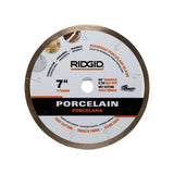 RIDGID 7 in. Premium Tile Diamond Blade, 5/8 in. Arbor, Continuous Rim