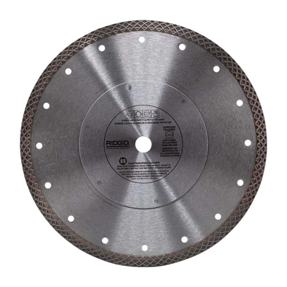 RIDGID 10 in. Mesh Rim Diamond Blade
