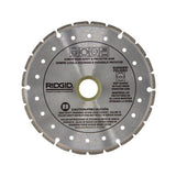 RIDGID 4.5 in. Metal Cutting Diamond Blade, Segmented Rim